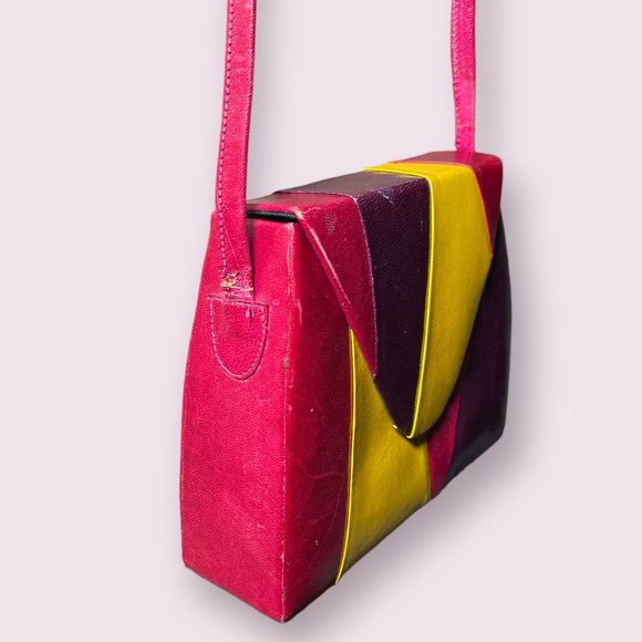 VTG structured color block crossbody - Picture 4 of 5